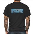 Shirt Volvo Brick 244 240 Sedan Brick Blue Mens Back Print T-shirt