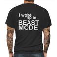 Shirt I Woke Up In Beast Mode Big Sean Bounce Back Mens Back Print T-shirt