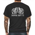 Show Me Your Tts Street Racing Twin Turbo Apparel Item Mens Back Print T-shirt