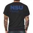 Simple Logo Nova Southeastern University 2020 Mens Back Print T-shirt