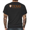 Simple Logo University Of Texas Austin 2020 Mens Back Print T-shirt