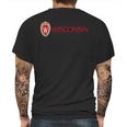 Simple Logo University Of Wisconsin Madison 2020 Mens Back Print T-shirt