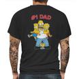 The Simpsons Cuddle Number One Dad Mens Back Print T-shirt