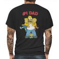 The Simpsons Cuddle Number One Dad Mens Mens Back Print T-shirt