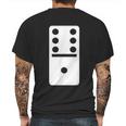 Six One Dominoes Halloween Costume Domino Game Mens Back Print T-shirt