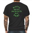 Slutty Saint Patricks Day Mens Back Print T-shirt