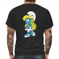 Smurfette Mens Back Print T-shirt