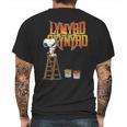 Snoopy Drawing Lynyrd Skynyrd Mens Back Print T-shirt