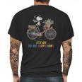 Snoopy Riding Bike It’S Ok To Be Different Autism Shirt Mens Back Print T-shirt