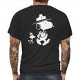 Snoopy Woodstock Peanut Mens Back Print T-shirt