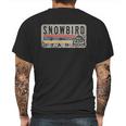 Snowbird Utah Mens Back Print T-shirt