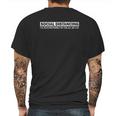 Social Distancing Introvert Antisocial Quote Cute Mens Back Print T-shirt