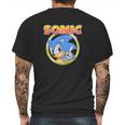 Sonic Hedgehog Mens Back Print T-shirt