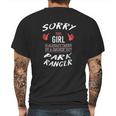 Sorry This Girl Taken By Hot Funny Park Ranger Park Safari Mens Back Print T-shirt