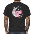 Space Axolotl Kawaii Pastel Goth Anime Comic For Girls Mens Back Print T-shirt