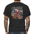 Spartan American Pride Firefighter Mens Back Print T-shirt