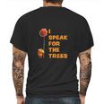 I Speak For The Trees Cool The Lorax Movie Mens Back Print T-shirt