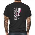 Spider Gwen Portrait Mens Back Print T-shirt