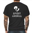 Spirit Animal Squirrel Pullover Funny Humor Gif Hal Mens Back Print T-shirt