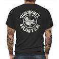 Squirrel Hunter Funny Animal Hunting Season Mens Back Print T-shirt