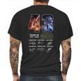 Star Wars 43 Years Anniversary Characters Signatures ForShirt Mens Back Print T-shirt