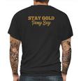 Stay Gold Ponyboy Outsider Mens Back Print T-shirt