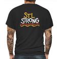 Stl Strong Saint Louis Mens Back Print T-shirt