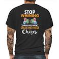 Stop Whining And Help Me Stack These Chips Poker Shirt Mens Back Print T-shirt