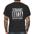 Straight Outta Baskin Robbins Movie And Fast Food Parody Mens Back Print T-shirt