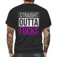 Straight Outta Fucks Pride Asexuality Asexual Flag Lgbt Gift Graphic Design Printed Casual Daily Basic Mens Back Print T-shirt