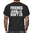 Stranger Things Friends Dont Lie Mens Back Print T-shirt