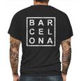 Stylish Barcelona Spain Great Gift Mens Back Print T-shirt