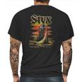 Styx Rock Band Ferryman Charon Kharon Mens Back Print T-shirt