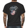 Styx Tall American Flag Guitar Mens Back Print T-shirt