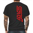 Subaru Sti Logo Mens Back Print T-shirt