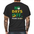 Subway No Days Off Peak 2020 Shirt Mens Back Print T-shirt