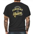 Sunrise And Wishkey Mens Back Print T-shirt