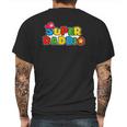 Super Daddio Funny Dad Daddy Fathers Day Video Game Lover Mens Back Print T-shirt