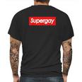 Supergay Lgbtq Mens Back Print T-shirt