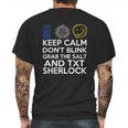 SuperwholockShirts - Keep Calm Grab The Salt Dont Blink Mens Back Print T-shirt