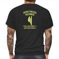 Support Your Local Pole Dancer Mens Back Print T-shirt