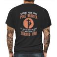 Support Your Local Pole Dancer Funny Electric Lineman Gift Mens Back Print T-shirt