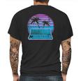 Synthwave Vintage Retrowave Pastel Goth Analog Synthesizer Mens Back Print T-shirt