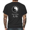 Tai Chi Chuan Chinese Mens Back Print T-shirt