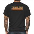 Tampa Bay Florida Retro Vintage Mens Back Print T-shirt