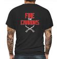 Tampa Bay Football Fire The Cannons Touchdown Mens Back Print T-shirt