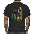 Tap Snap Or Nap Jiu Jitsu Bjj Brazil Us Flag Mens Back Print T-shirt