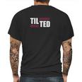 Tilted League Mens Back Print T-shirt