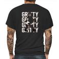 Tobin Clothing Orange Philadelphia Gritty Mens Back Print T-shirt