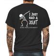 Total Knee Replacement Recovery Kit Gift New Joint Surgery Mens Back Print T-shirt